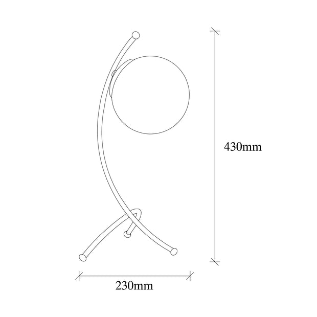 Tischlampe Yay 5015 Schwarz (2)