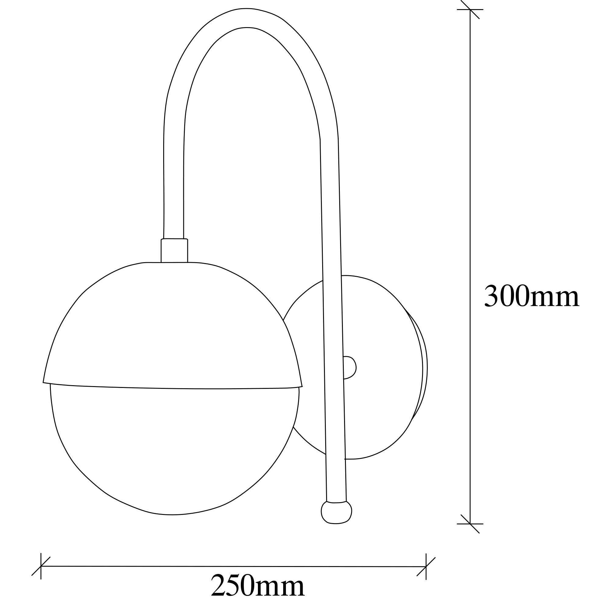 Wandleuchte Karsor 3301 Messing (2)