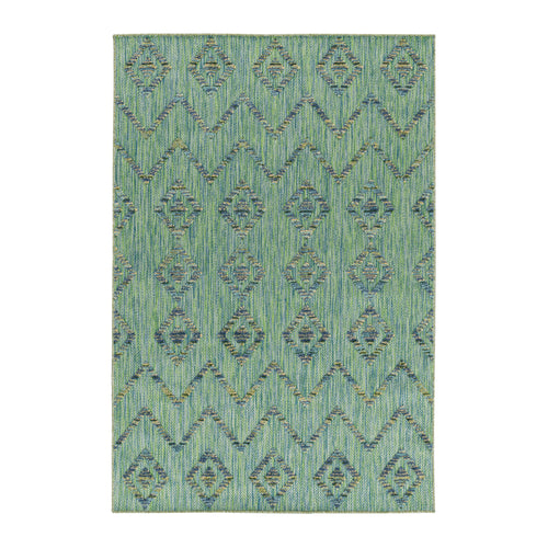 Teppichläufer Bahama 5152 Boho Design Grün