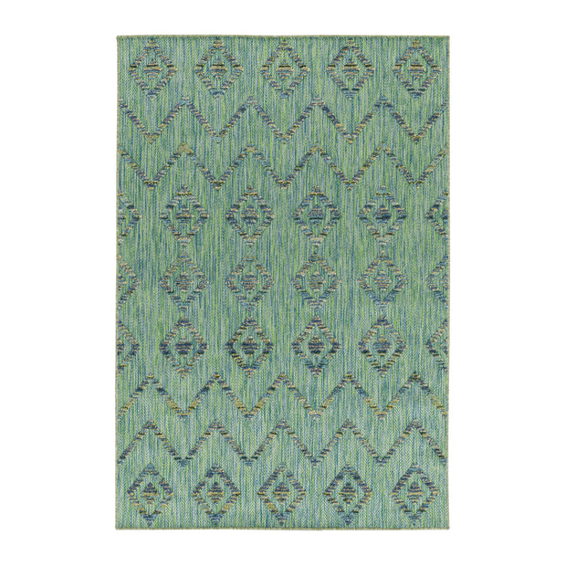 Teppich Bahama 5152 Boho Design Grün & AYYTPCH-BAHAMA5152GREEN & AYYTPCH-BAHAMA5152GREEN