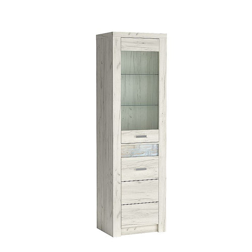 Vitrinenschrank mit 2 türen Indianapolis Beige