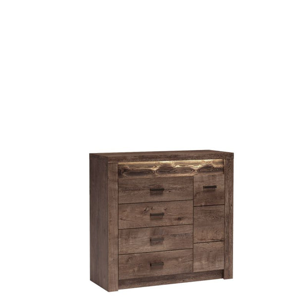 Sideboard mit 4 schubladen und 1 tür Indianapolis Natürlich