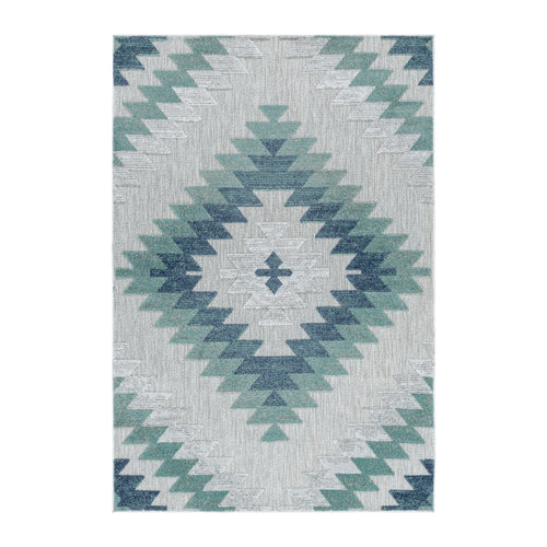 Teppichläufer Bahama 5154 Geometric Blau