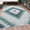 Teppich Bahama 5154 Geometric Blau (1)