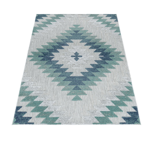 Teppich Bahama 5154 Geometric Blau (2)