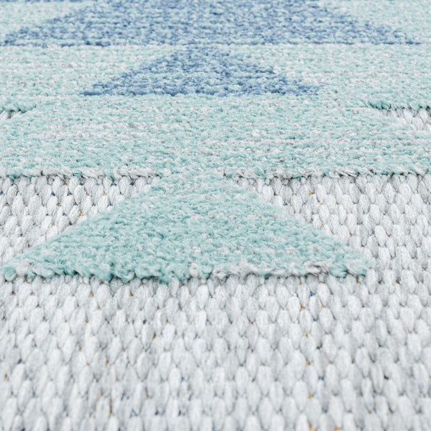 Teppich Bahama 5154 Geometric Blau (5)