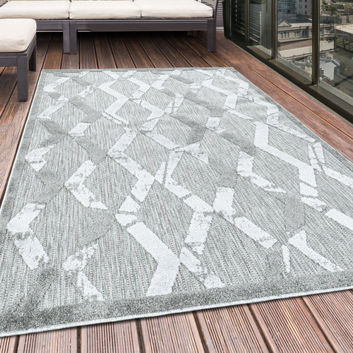 Teppichläufer Bahama 5158 Boho Design Grau (1)