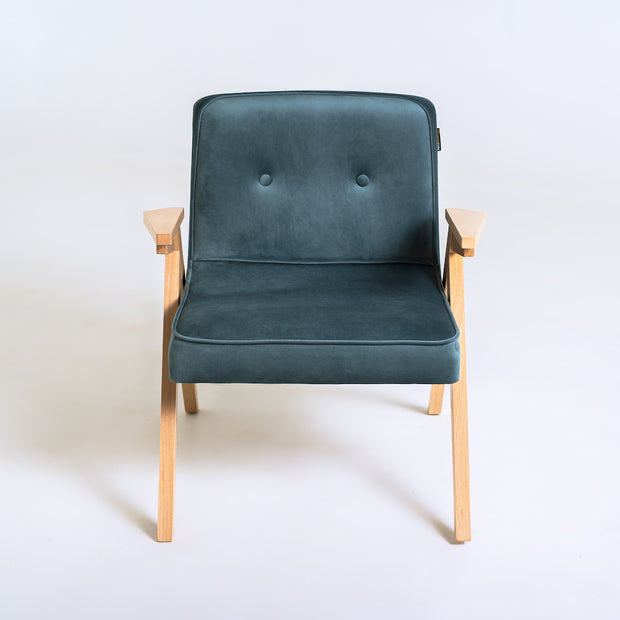 Sessel mit Stoff II Blau (3)