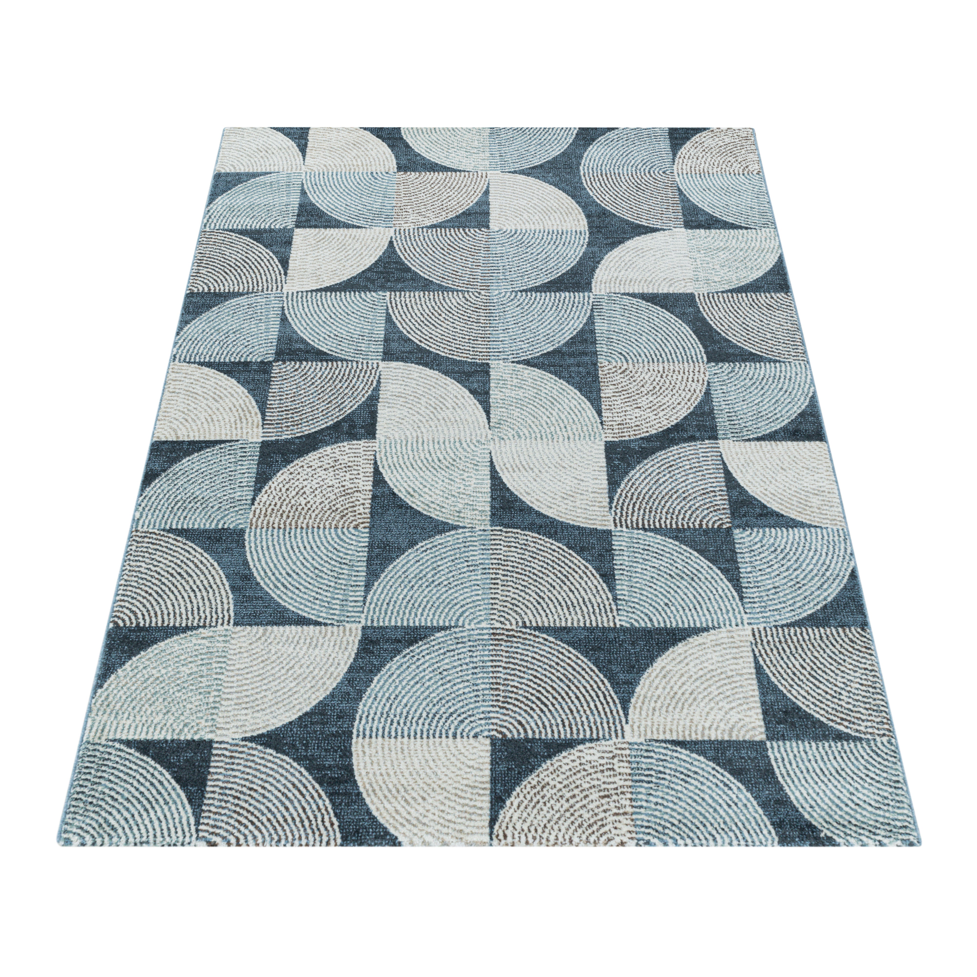 Teppich Royal 4809 Geometric Blau (2)