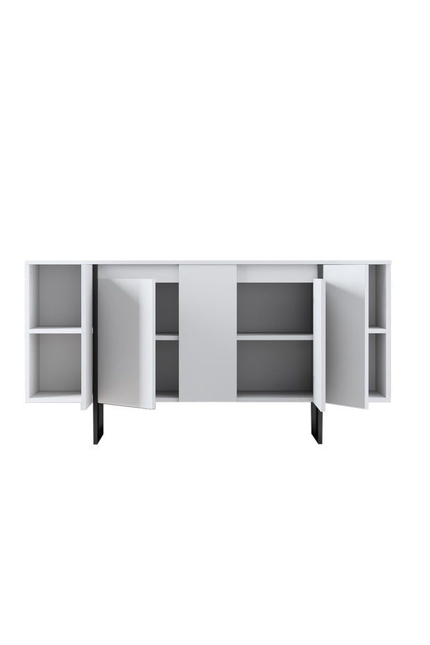 Sideboard mit 4 türen, Luxe Weiß (9)