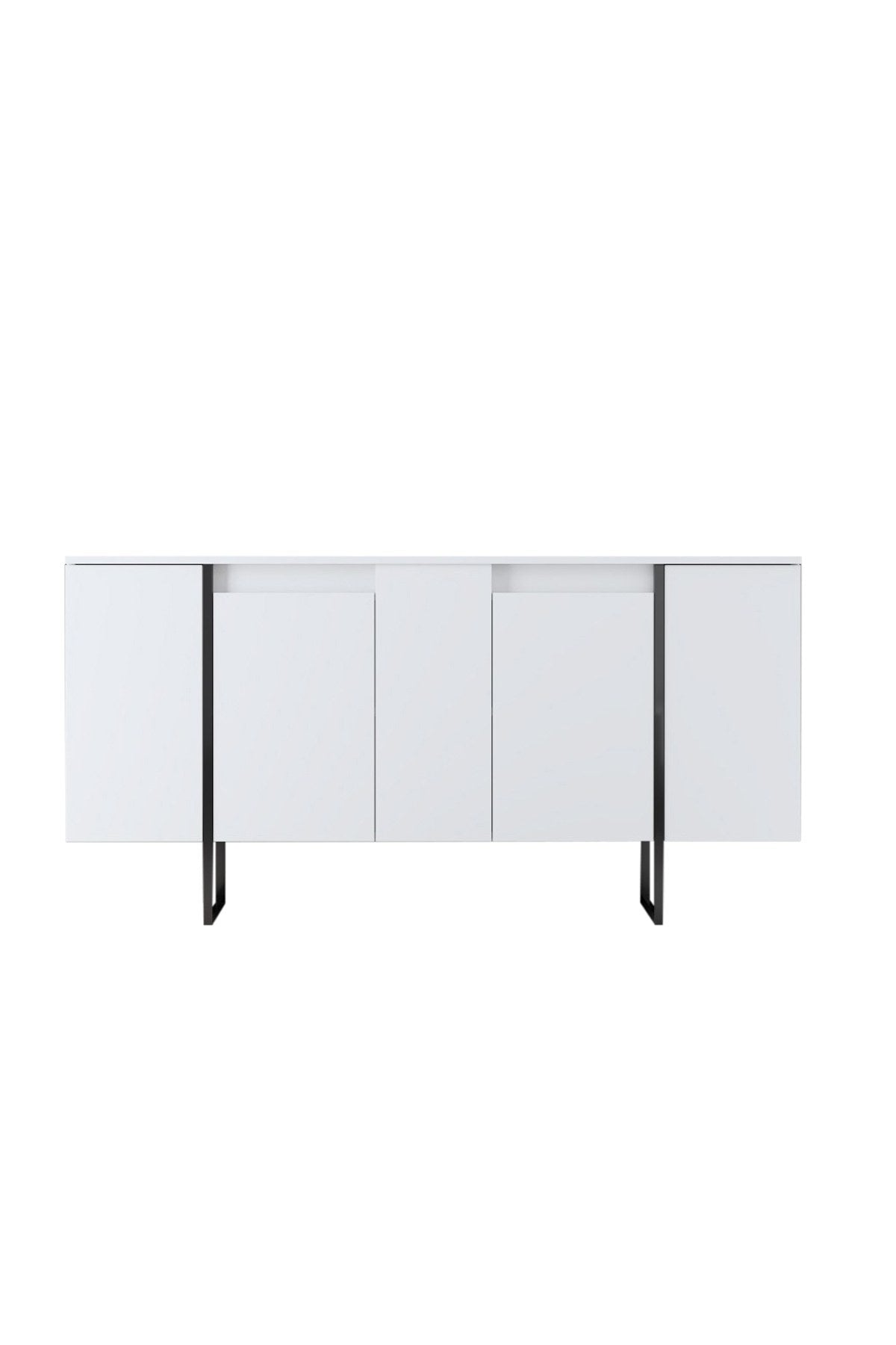 Sideboard mit 4 türen, Luxe Weiß (8)