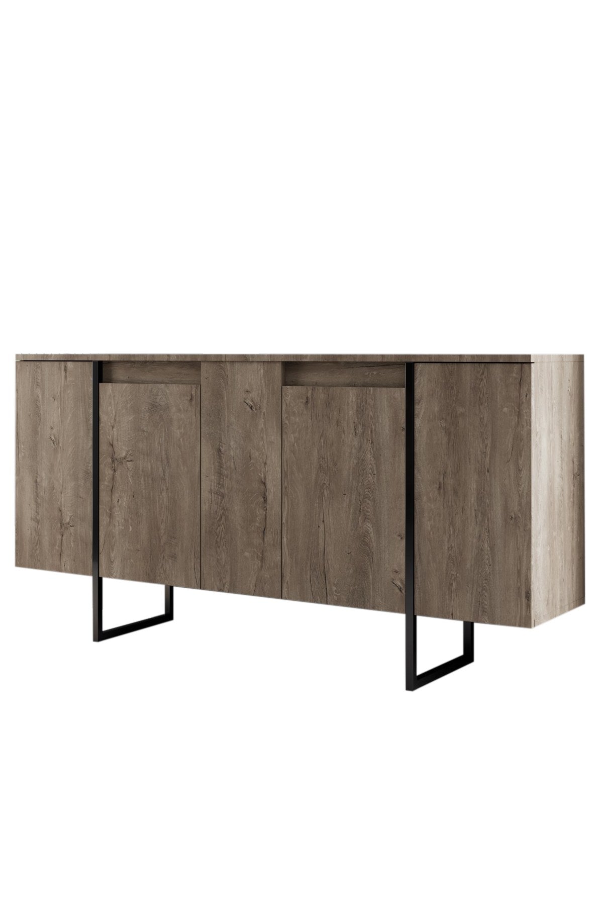 Sideboard mit 4 türen, Luxe Nussbaum (6)