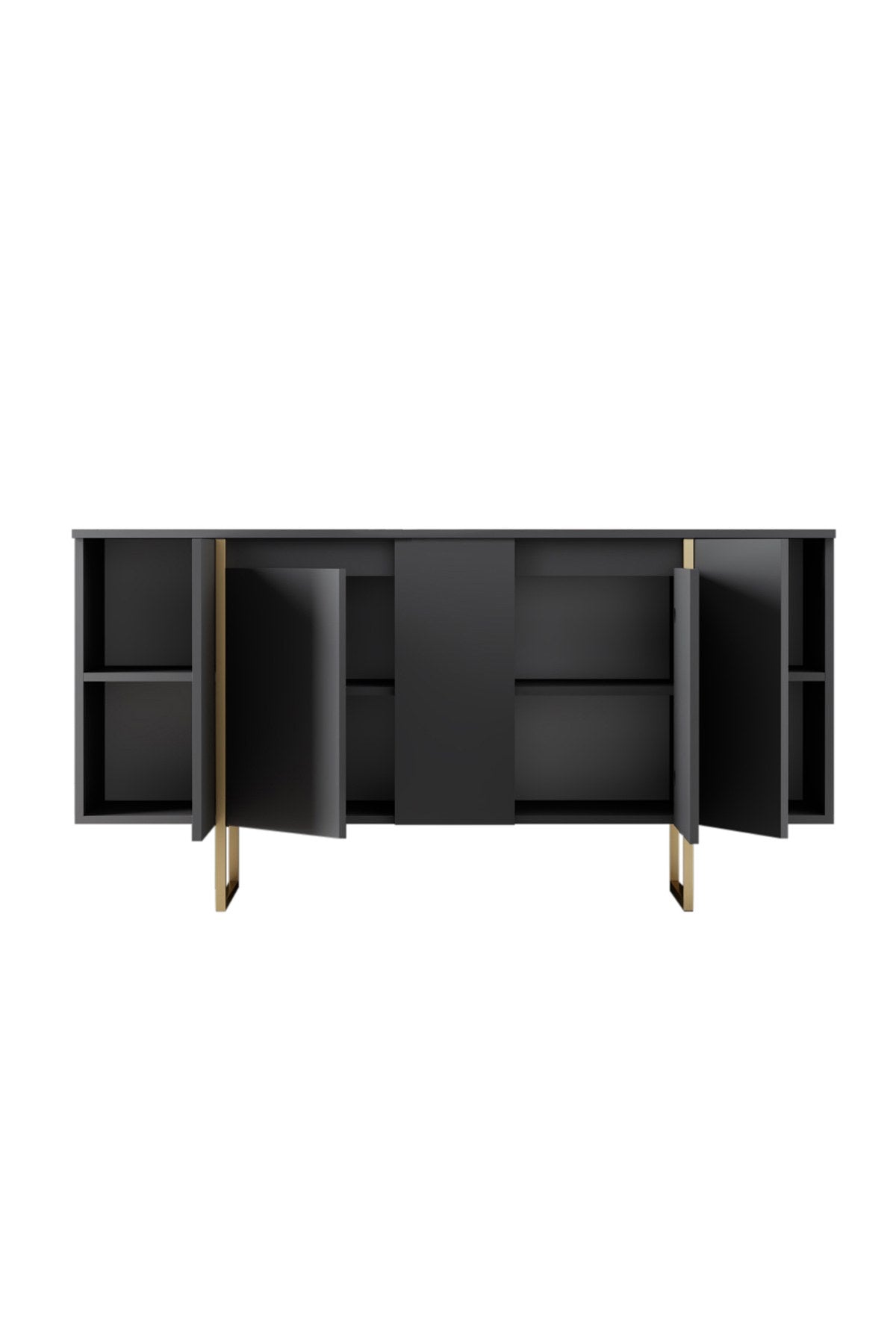 Sideboard mit 4 türen, Luxe Nussbaum (9)