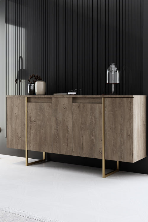 Sideboard mit 4 türen, Luxe Nussbaum