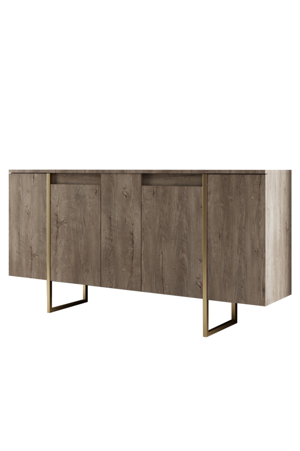 Sideboard mit 4 türen, Luxe Nussbaum (6)