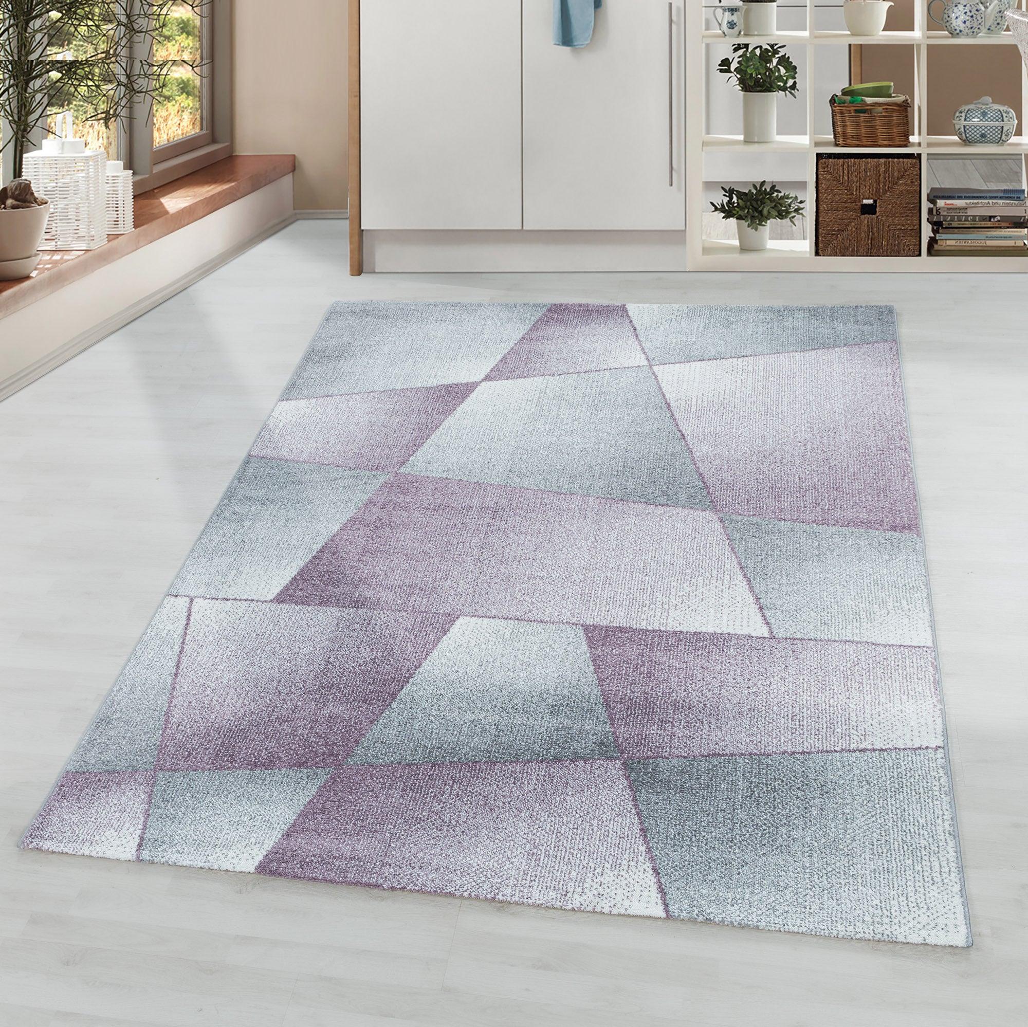 Teppich Rio 4603 Abstract Violett (1)