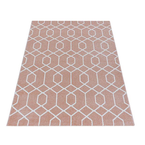 Teppich Efor 3713 Geometric Rosa (2)