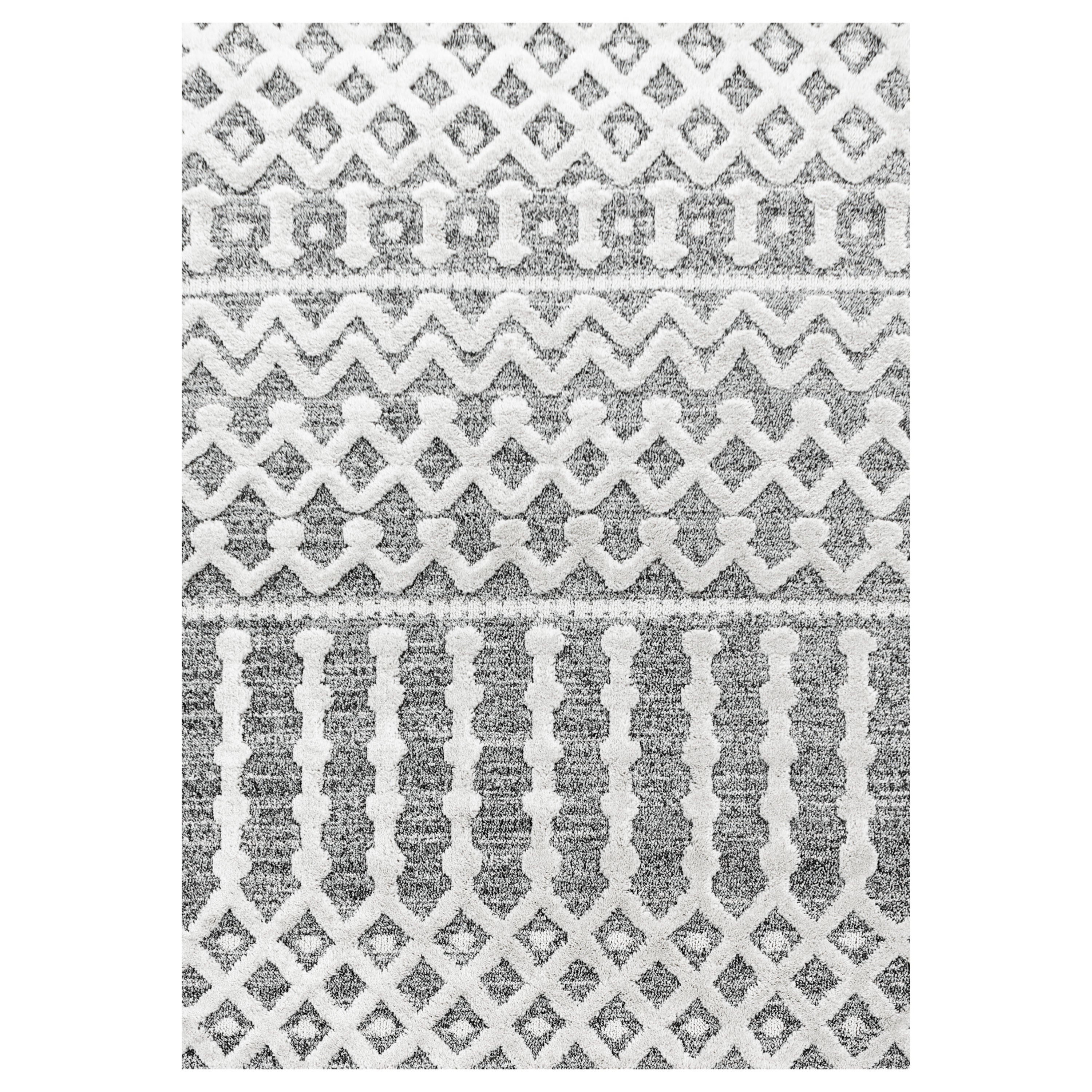 Teppich Pisa 4710 Boho Design Grau & AYYTPCH-PISA4710GREY & AYYTPCH-PISA4710GREY