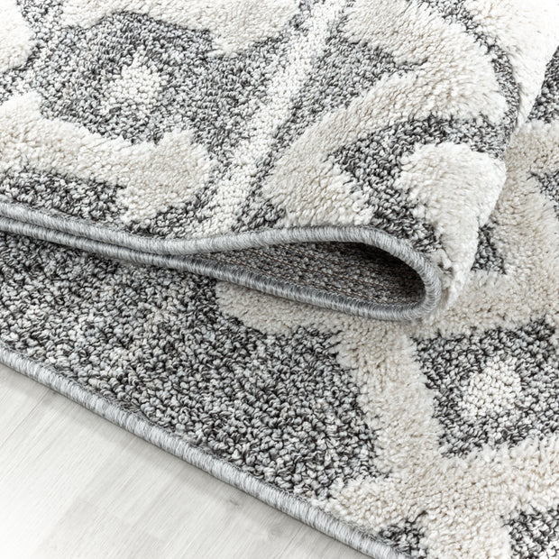 Teppich Pisa 4710 Round Boho Design Grau (2)