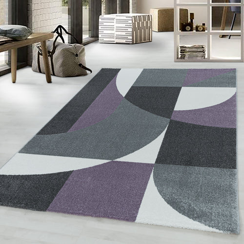 Teppich Efor 3711 Geometric Violett (1)