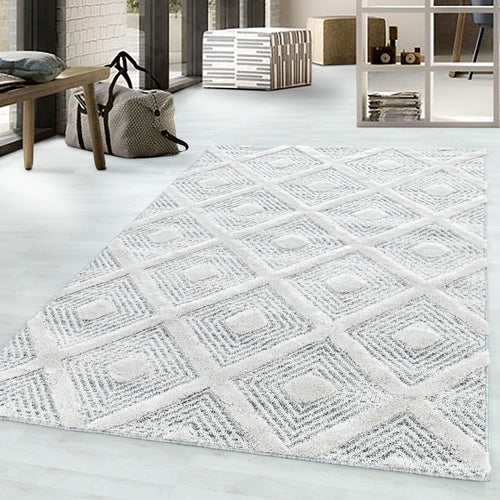 Teppich Pisa 4707 Geometric Grau (1)