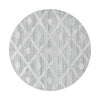 Teppich Pisa 4707 Round Geometric Grau & AYYTPCH-PISA4707GREY-ROUND & AYYTPCH-PISA4707GREY-ROUND