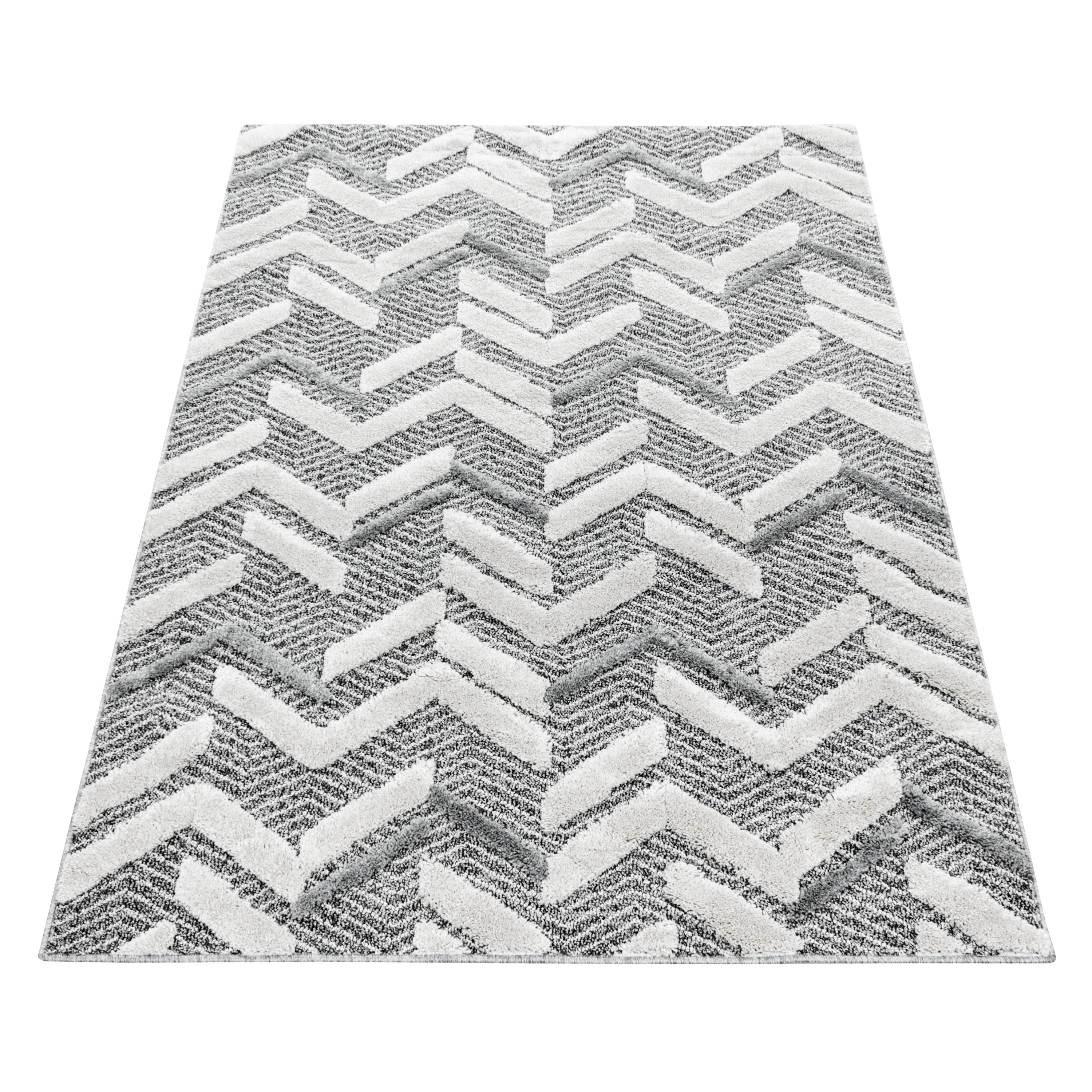 Teppich Pisa 4705 Berber Design Grau (2)