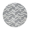 Teppich Pisa 4705 Round Berber Design Grau & AYYTPCH-PISA4705GREY-ROUND