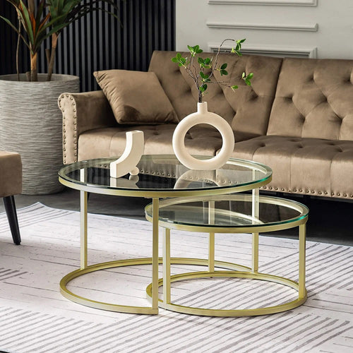 Couchtisch 2er Set Belarus Gold