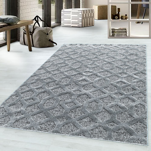 Teppich Pisa 4702 Geometric Grau (1)