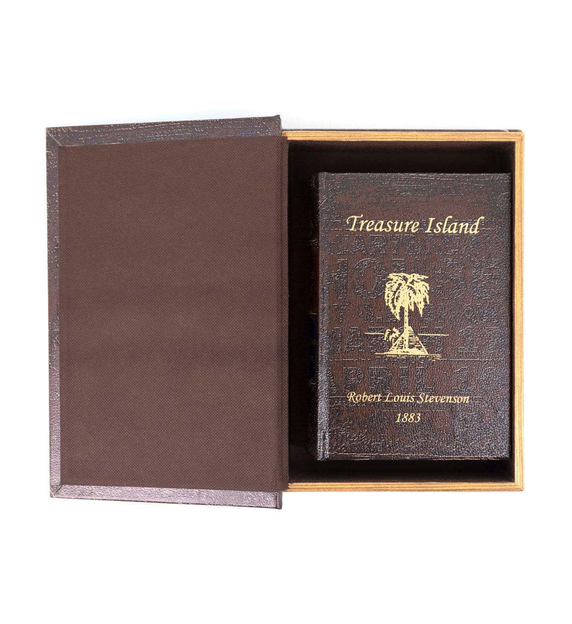 Deko-Boxen Buch 2er-Set Treasure Island Mehrfarben (3)