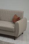 Schlafsofa 2-Sitzer mit Stoff, Alkon Beige (2)