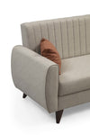 Schlafsofa 3-Sitzer mit Stoff, Alkon Beige (2)