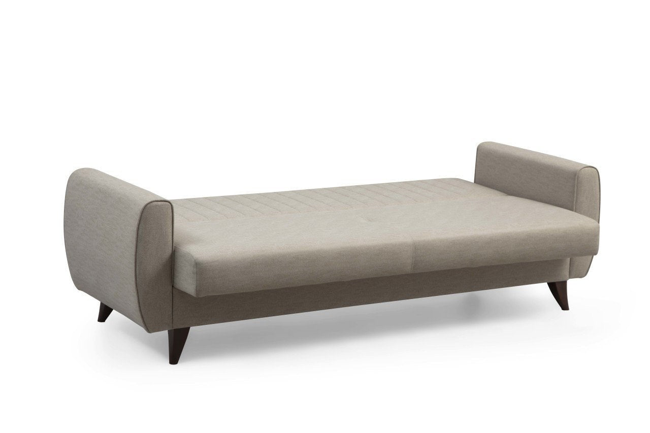 Schlafsofa 3-Sitzer mit Stoff, Alkon Beige (6)