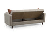 Schlafsofa 3-Sitzer mit Stoff, Polya Beige (4)