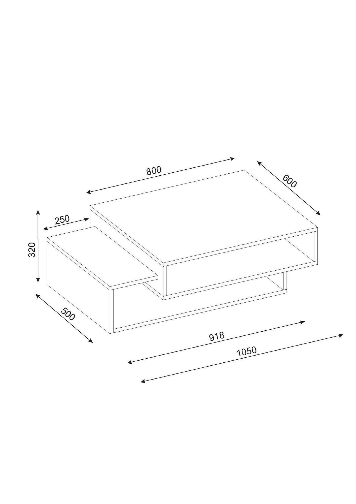 Couchtisch Tab Eiche (3)