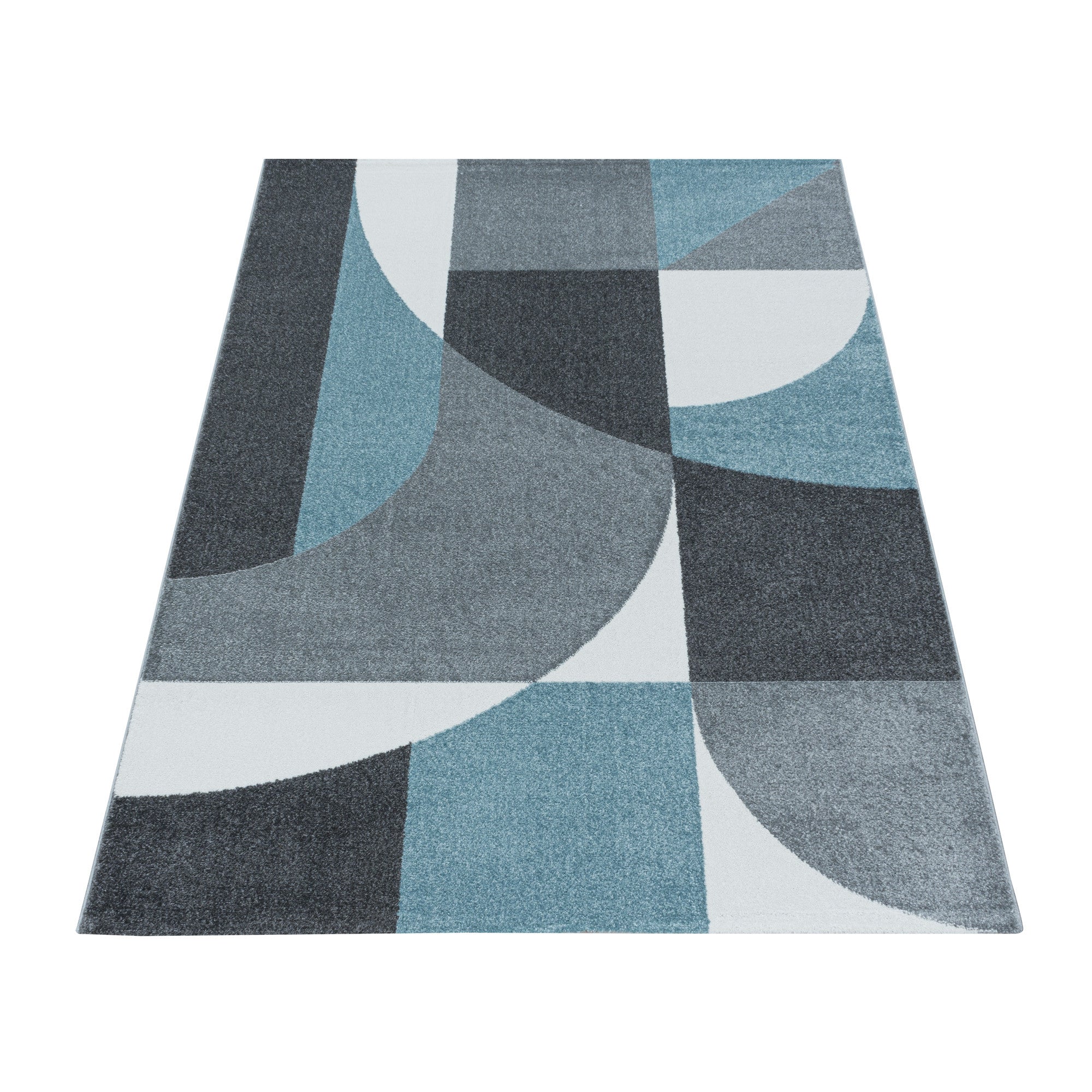 Teppich Efor 3711 Geometric Blau (2)