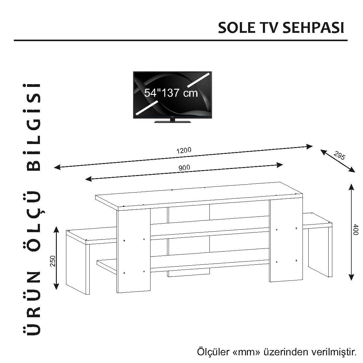 TV-Möbel Sole Weiß (3)