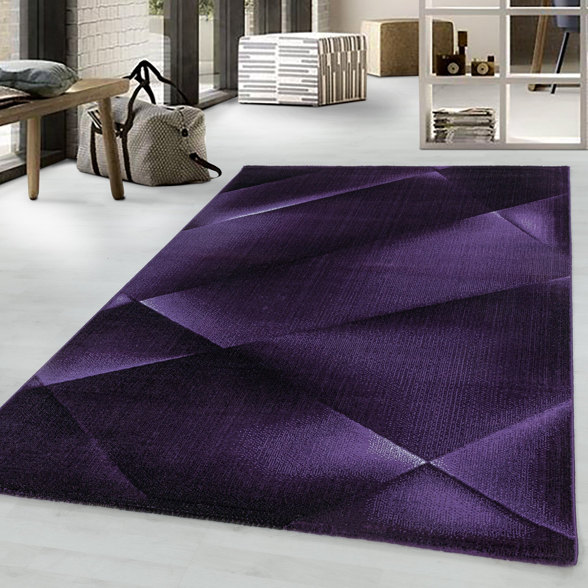 Teppich Costa 3527 Abstract Violett (1)