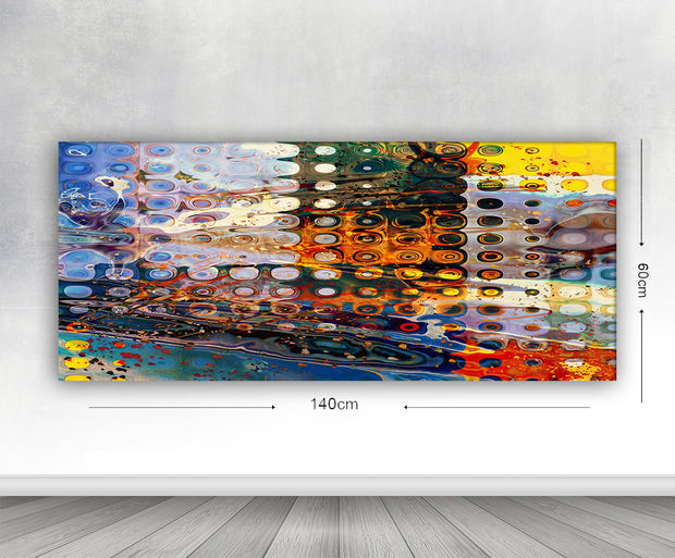 Leinwandbild World 85 Mehrfarben, 60 x 140 cm