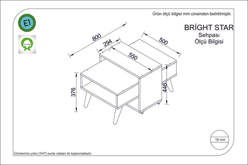 Couchtisch Brightt Grau (1)