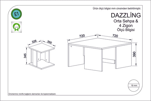 Couchtisch Dazling Anthrazit (1)