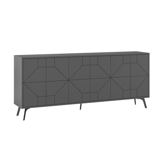 Sideboard mit 6 türen, Dune Anthrazit (4)