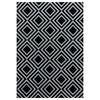 Teppich Costa 3525 Geometric Schwarz