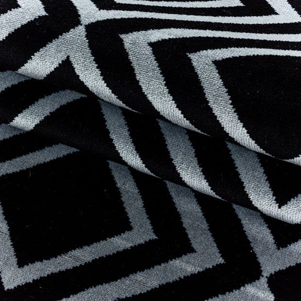 Teppich Costa 3525 Geometric Schwarz (4)