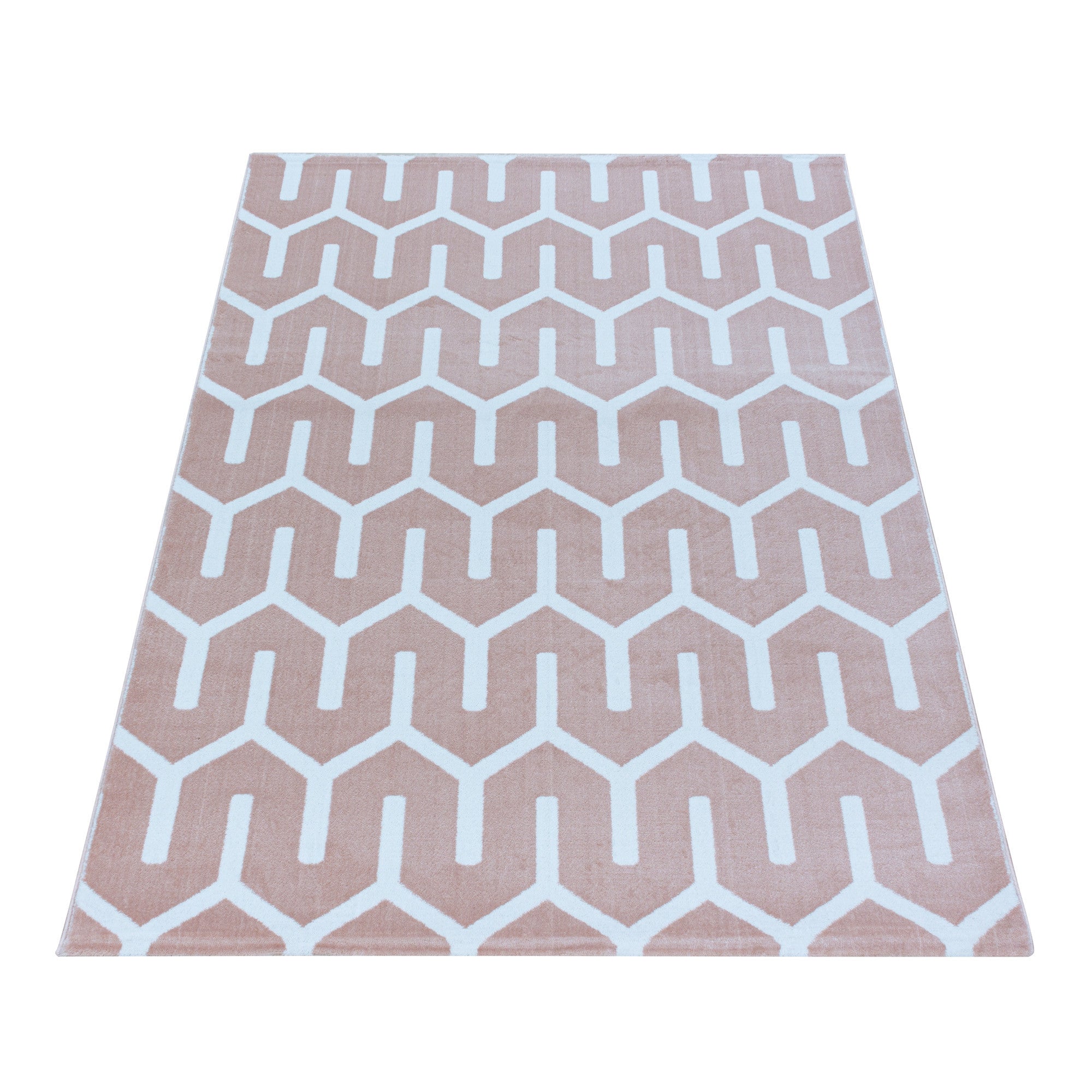 Teppich Costa 3524 Geometric Rosa (2)