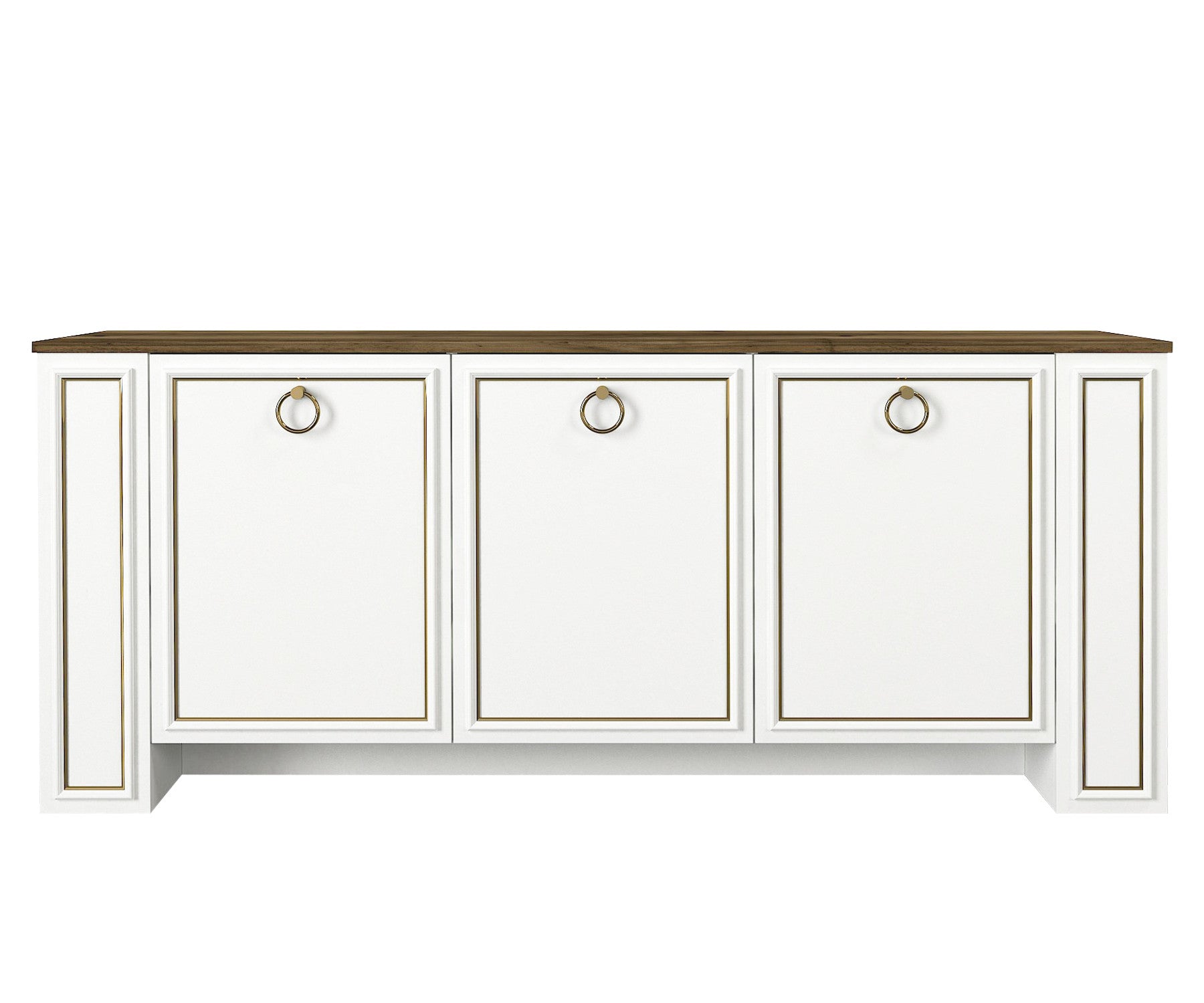 Sideboard mit 3 türen, Sansa Weiß (6)