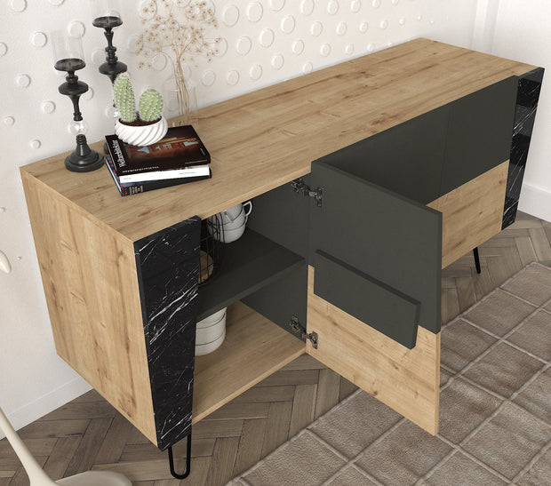 Sideboard mit 2 türen, Fanten Konsol Eiche (3)