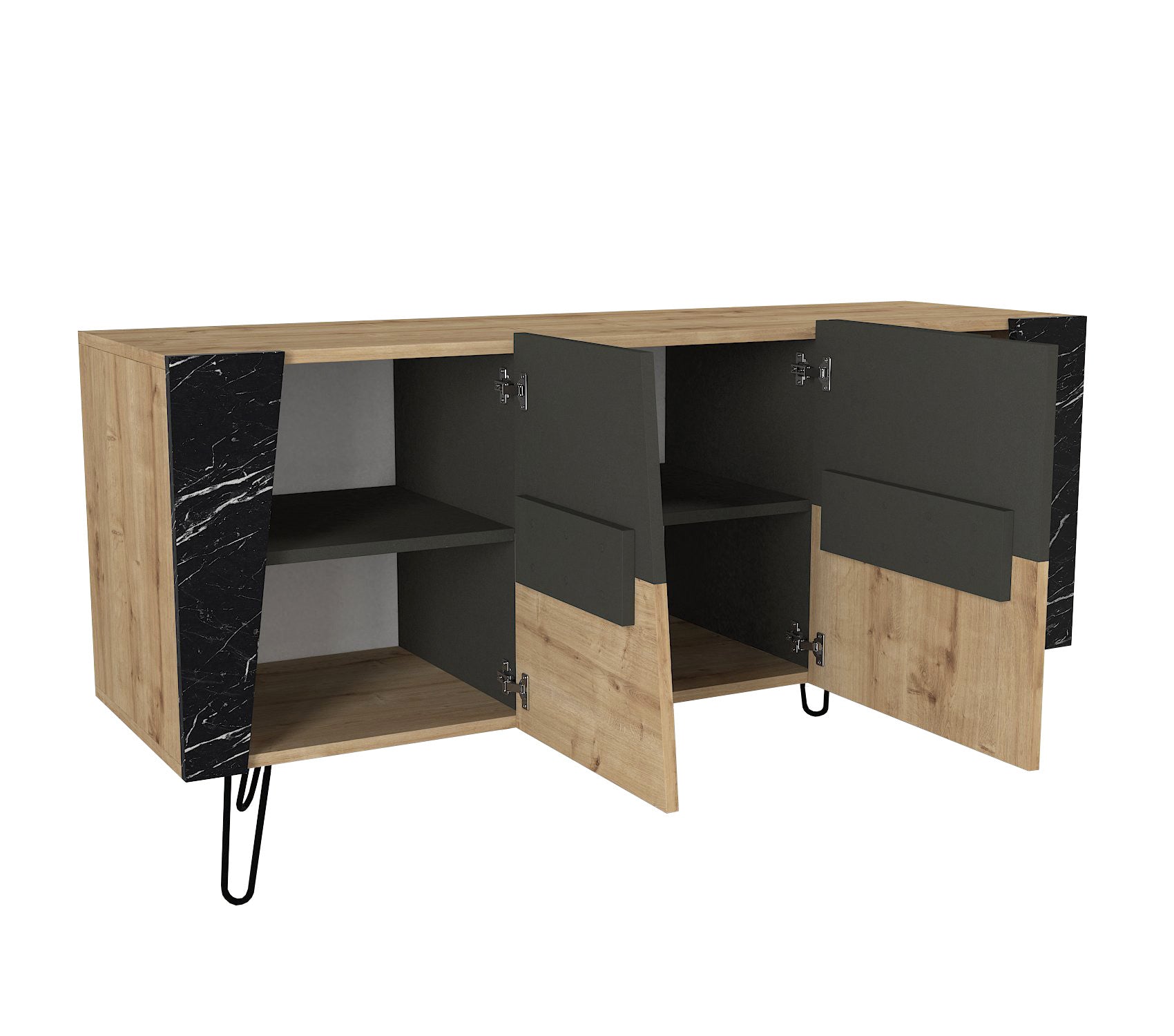 Sideboard mit 2 türen, Fanten Konsol Eiche (5)