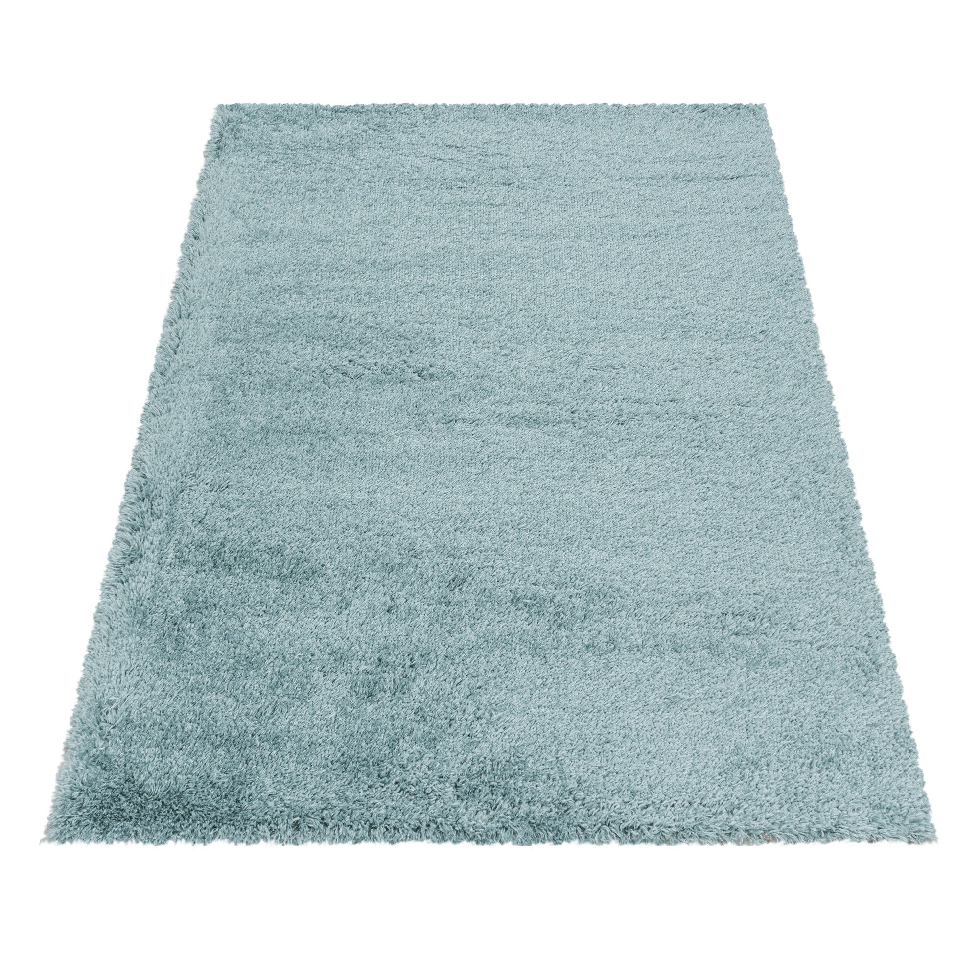 Teppich Fluffy 3500 Unicolor Blau (2)